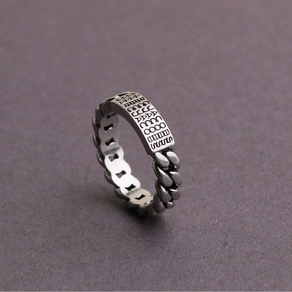 Marc Jacobs the Barcode Monogram ID Chain Ring - Picture 7 of 10